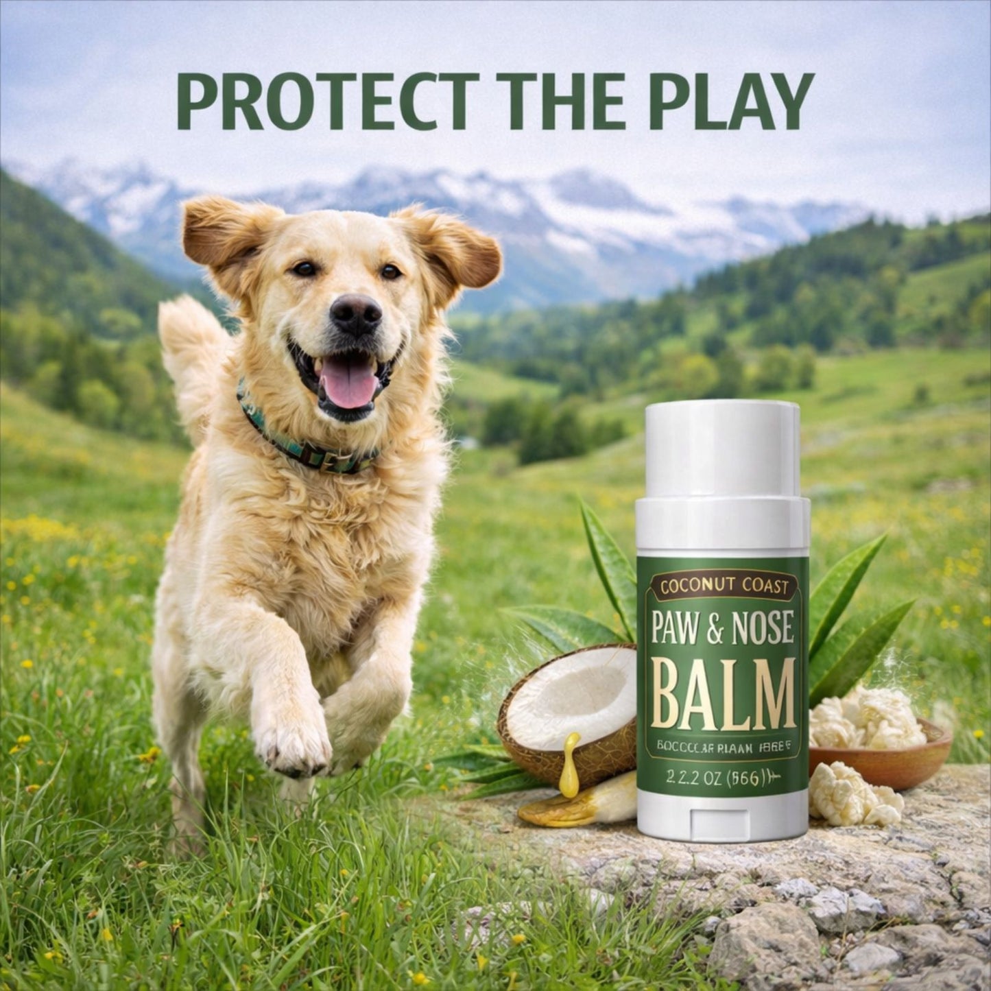 Coconut Coast Paw & Nose Balm Stick (2.2 oz)