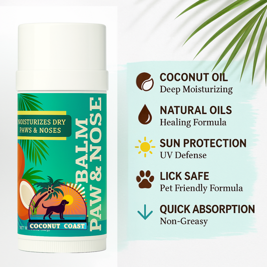 Paw & Nose Balm for Dogs – All-Natural, Lick-Safe Moisturizer (2.2 oz)